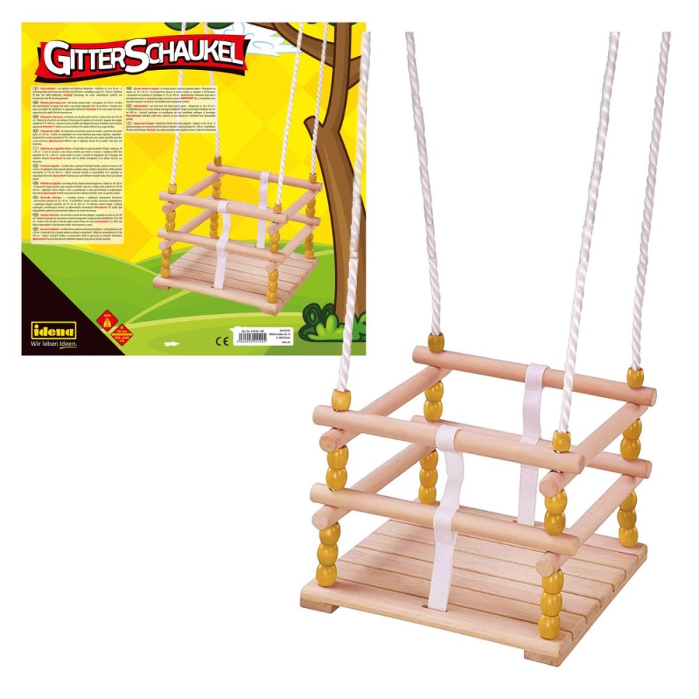 Balançoire à grille en bois avec instructions